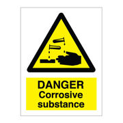 Corrosive Substance Signs